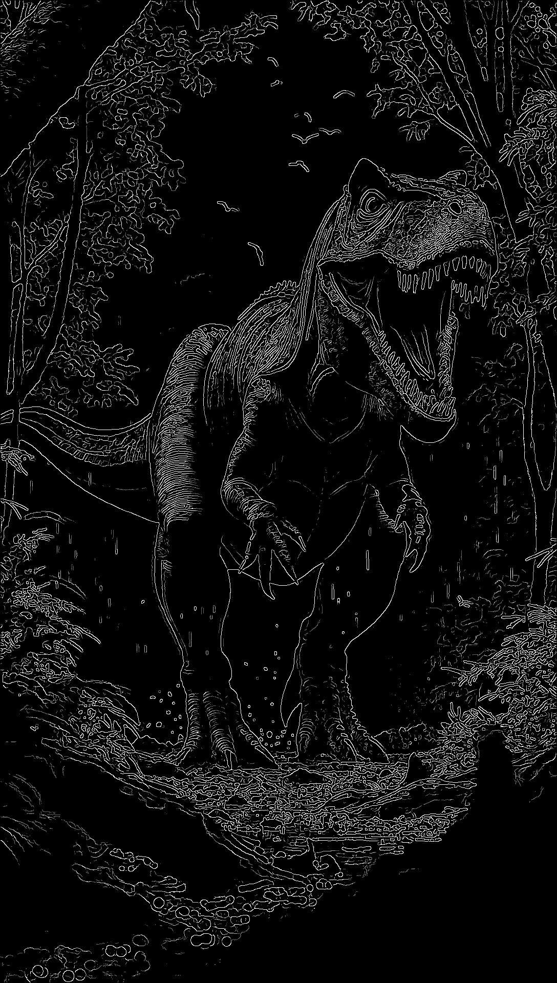 Tyrannosaurus chase