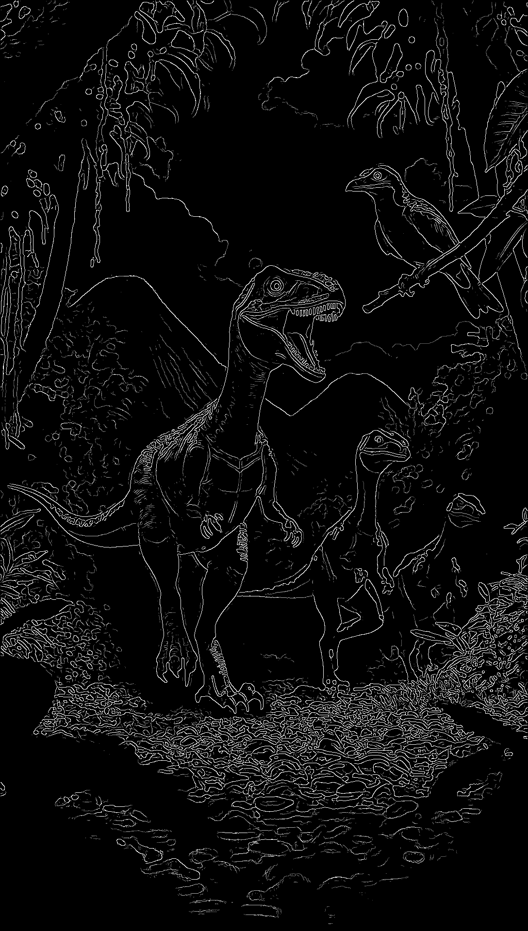 Velociraptor op bananenschil
